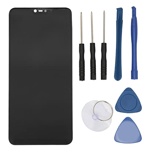 Yoidesu Screen Replacement Kit for Xiaomi Mi 8 Lite, Professional Repair LCD Xiaomi Mi 8 Lite Display Digitizer Frame Assembly with Repair Tool Kit, and Wear