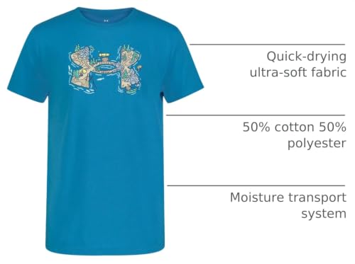Image of Under Armour Boys' Short Sleeve Graphic T-Shirt, Soft & Comfortable, Outdoor Collection