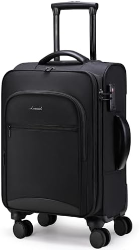 LOVEVOOK Carry On Luggage 22x14x9 Airline Approved, 20 Inch Softs...