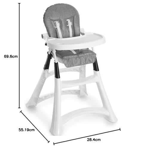 Cadeira Alta Premium Grafite, Galzerano,... glide