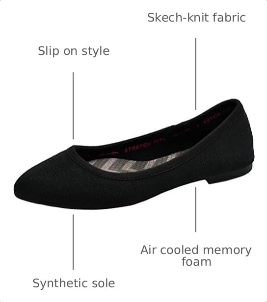 Image of Skechers Womens Cleo - Wham Ballet FlatsBallet Flat