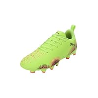 PUMA Future 8 Play FG/AG JR, Zapatillas de fútbol, Yellow Alert Black-Sun Struck, 31 EU