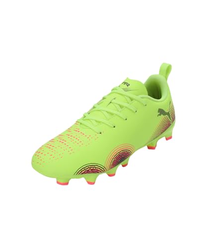 PUMA Future 8 Play FG/AG JR, Scarpe da Calcio, Yellow Alert Black-Sun Struck, 38 EU
