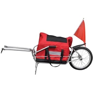   Tidyard-2-in-1-Bicycle-Cargo-Trailer-One-Wheel-with-Storage-Bag