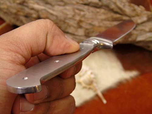 Foto von MAQSON Messerklinge jagdNicker 440A Messerbau Rohling 10cm Klinge Messer nicker 949EA