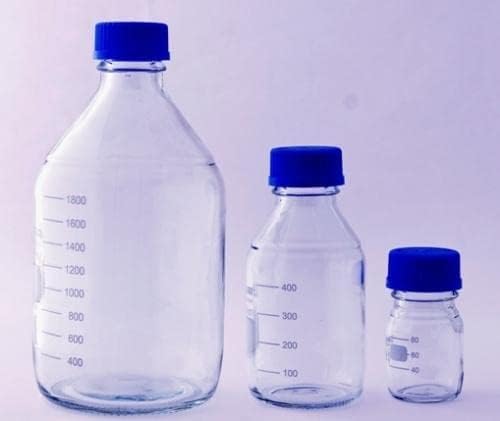 RAWAL'S BOROSILICATE REAGENT BOTTLE WITH SCREW CAP 60ML