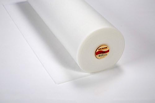 Vilene H630 Iron On Fusible Low Loft Volume Fleece Batting Wadding White - per metre