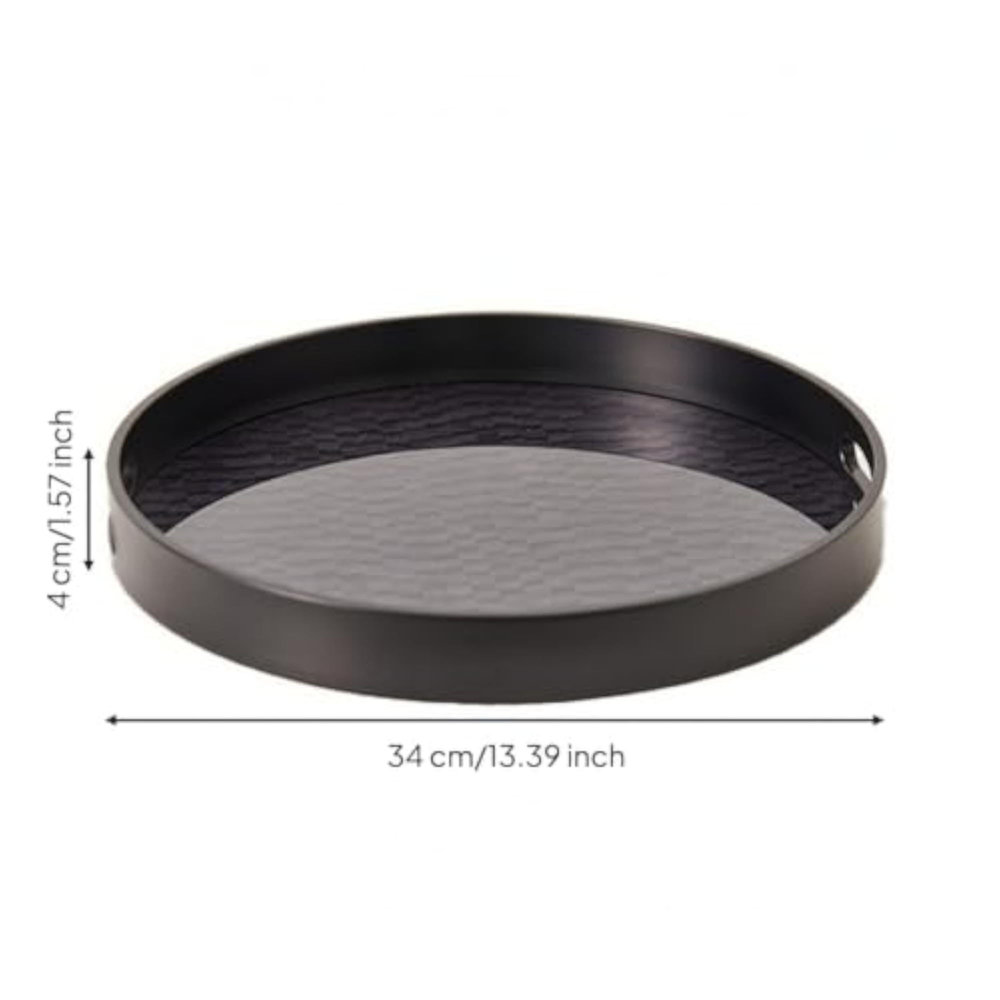 Low-Maintenance Decorative Storage Tray Multi-Purpose Tray with Raised Sides