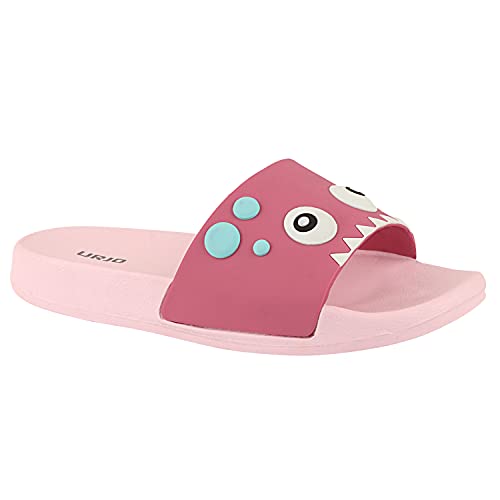 Image of URJO Kids's Sliders /Slippers Lightweight Super Flexible Arch Support Durable Anti Skid & Stylish Dailywear Sliders /Slippers for Boy's & Girl's