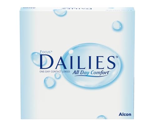 Alcon Dailies All Day Comfort Lentes de contacto de reemplazo diario, Pack de 90 , R 8.6 mm, D 13.8 mm,  2,75 Diopt