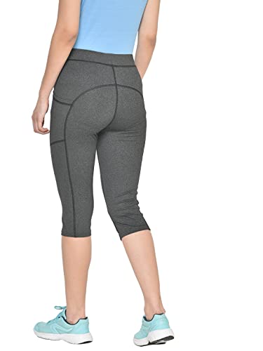 Image of CHKOKKO Women's High Rise Regular Fit Polyester Blend Leggings