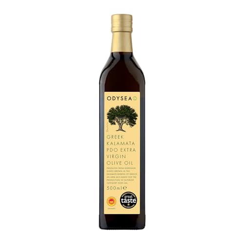 Odysea PDO Kalamata Extra Virgin Olive Oil Glass Bottle (500ml)