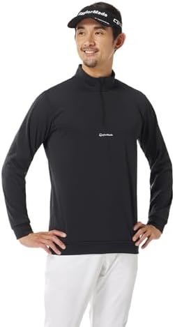 （06:30時点） テーラーメイド(TAYLOR MADE) M フリースライニングハーフジップ ブラック L メンズ トレーナー 25FW UN977