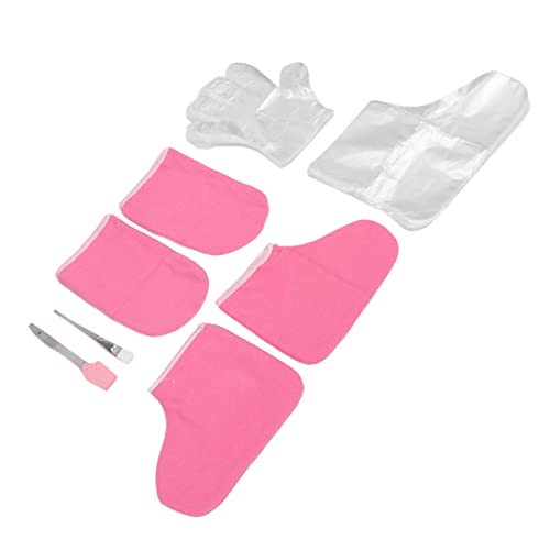 Set de Tratamiento de Cera para Manos y Pies con Guantes y Calcetines Desechables miniatura 2