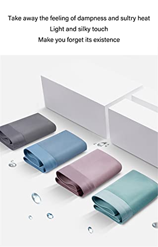 VISSAY Men's Cool Dri Tagless ultra-thin ice silk underwear one piece seamless breathable boxer briefs3