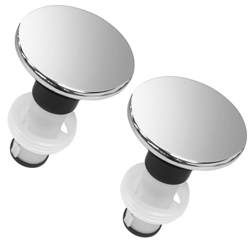 Image of 2 Pack 972-098A Drain Stopper Polished Chrome Sink Stopper