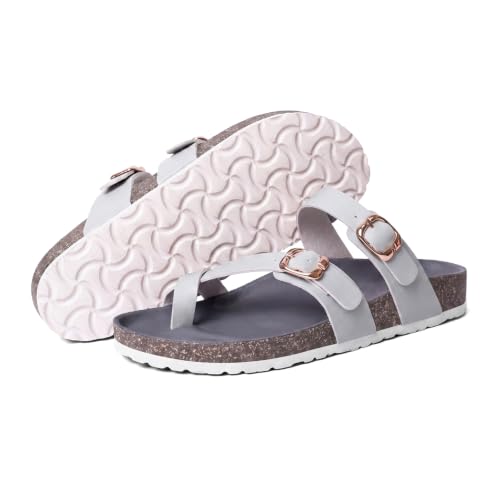 Image of YOHO Snug Sunday Toe Strap Sandals for Women | Designer Upper, Stylish & Comfortable Orthopedic | Office, Summer, Beach, Casual Wear Flats for Ladies /Girls