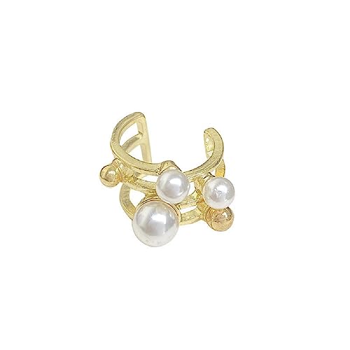 Bague vintage perles dorées à taille réglable, le cadeau idéal pour femme