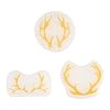 ResinPro 3Pcs Antler Silicone Mold for Christmas Elk Deer Horn Necklace Pendant - Epoxy Resin Casting Jewelry Making Tool, Chocolate Fondant and Cake Decorating #1