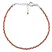InfinityGemsArt Carnelian Bracelets For Women, Dainty Gemstone Jewelry, 925 Sterling Silver 8 inch Chain, Trendy Christmas Gift for Her, Chakra Healing Crystals, Western Lightweight Jewelry