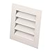 9.8 x 9.8 inch Shed Vent Square Louver Vent Grille Shed Roof Vent, Aluminum Alloy Gable Vent Waterproof Wall Vent Rainproof Air Vents Cover for Ceiling Wall Houses Attics