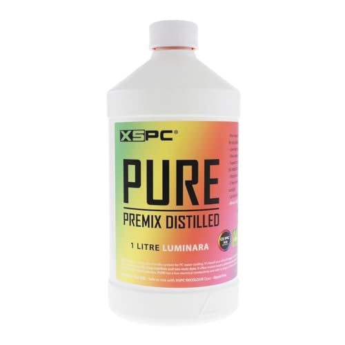 XSPC Pure Premix Distilled PC Coolant, 1 Liter, Luminara