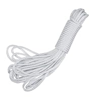 Nylon Seil 10 m x 4 mm Paracord Weiß Polypropylenseil Seil für Sonnenschirm Handgefertigte Projekte