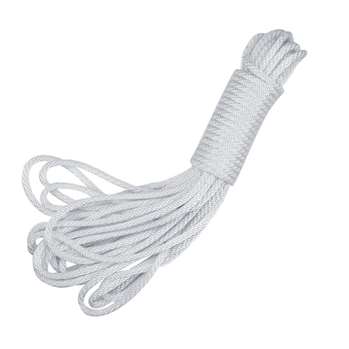 Nylon Seil 10 m x 4 mm Paracord Weiß Polypropylenseil Seil für Sonnenschirm Handgefertigte Projekte