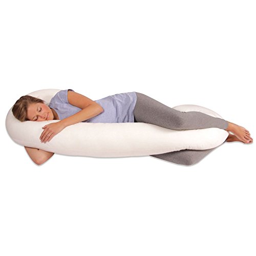 Leachco Original Snoogle Total Body Pillow Color: Navy
