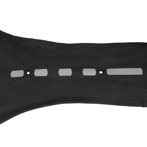 Non-stop dogwear Fjord Raincoat, wasserdichter Regenmantel für Hunde, verstellbar und atmungsaktiv mit Reflektstreifen, Leinenöffnungen und Beinschlaufen, für mittlere Hunde (Orange/Schwarz, 65)