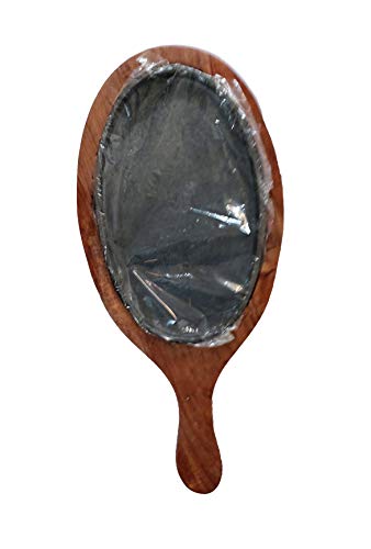 Sahishnu Online & Marketing Fajita Pan with Wooden Tray Handle, Sizzling Brownie Sizzler Plate/Tray with Wooden Base with Handle - Image 3