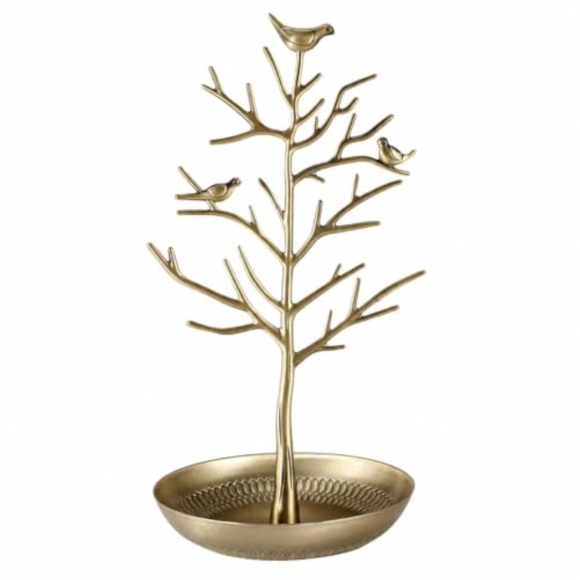 Branching Jewelry Tree with Tray Base