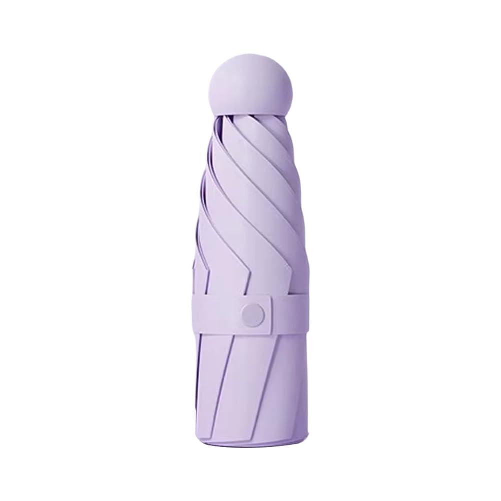 CTRLZS Mini Anti-Uv Umbrella 1pc Portable Design for Sunny Featuring Uv Protection and 6 Reinforced Ribs Reinforcedribs C