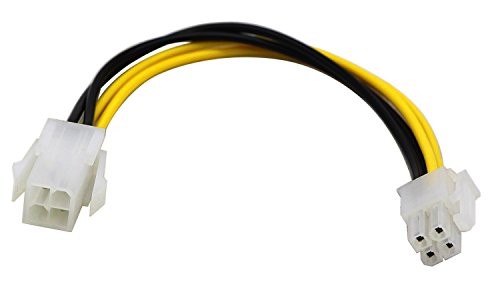 Cable Extensor de Alimentación CPU 4-Pin Molex 20 cm Pack 2 miniatura 3