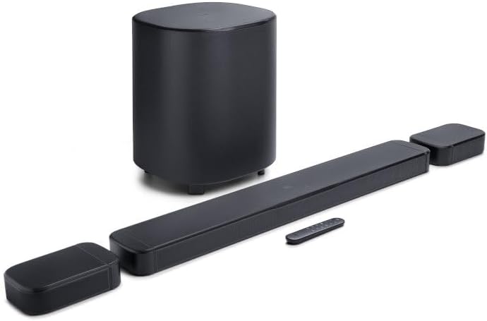 JBL, Soundbar, Bar 800 M2, 5.1.2 Canais, Subwoofer Sem Fio - 360W...