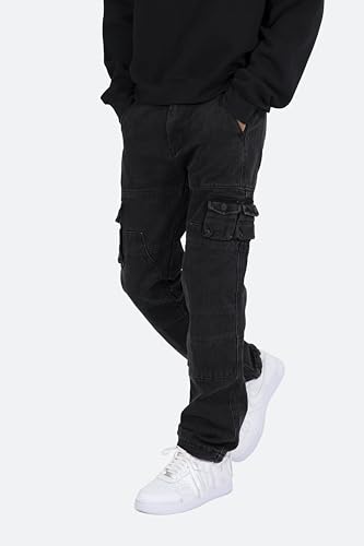 mnml Men's V244 Cargo Baggy Denim4