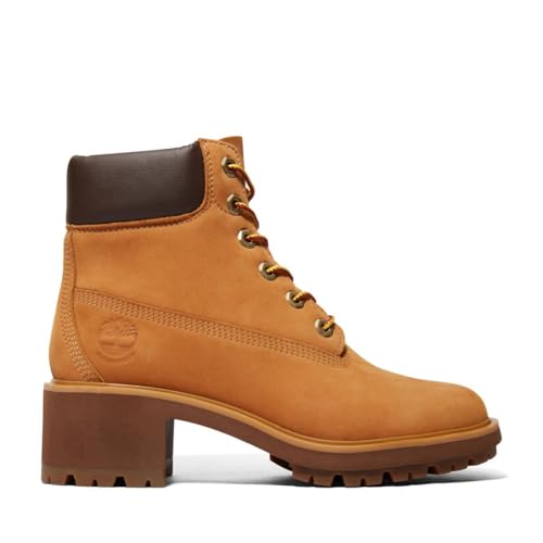 Timberland Women's Kinsley 6 Inch Waterproof Boot, Wheat Nubuck, 11