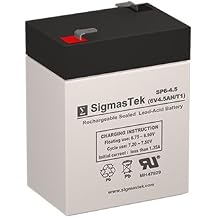 SigmasTek Long Way LW-3FM4.5 Replacement Battery - 6 Volt 4.5 AH F1 Terminal