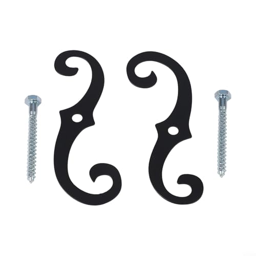 Locking Window Fasteners, Weatherproof Metal Shutter Fasteners Window Stay Locks with Screws for Home and Business Exteriors