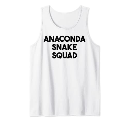 Anaconda Snake Squad - Anaconda Snake Lover Divertido Camiseta sin Mangas