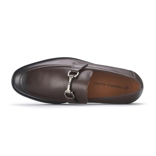 Image of Ferro Aldo Men's Premium Moc Toe Loafers | Casual & Dress Styles with Tassels & Horsebit Buckles