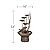 Water Lilies and Cat Tails Modern Outdoor Floor Water Fountain 33" High Tiered Cascading Decor for Garden Patio Backyard Deck Home Lawn Porch House Relaxation Exterior Balcony - John Timberland