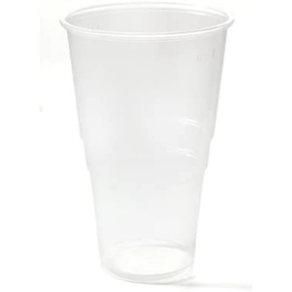 CPD 1 Pint Plastic Glass, Pack of 50, Clear