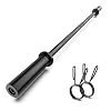 Olympic Barbell Bar 55″, 2In-Weight Lifting Bar Standard Straight Barbell Bars for Bench Press/Hip Thrusts/Biceps/Lunges/Squat/Strength-Training Home Gym Weight Bar, 2 Collars(500lb Capacity)