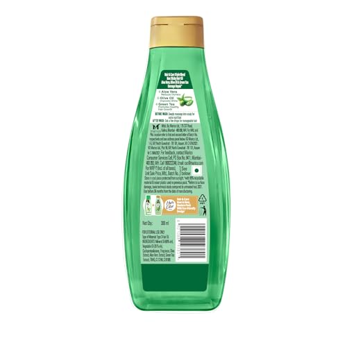 Hair & Care Damage Repair Non-Sticky Hair Oil with Aloe Vera, Olive Oil & Green Tea, 300 ml - Image 2