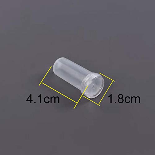 Tubes à eau en plastique transparent pour fleurs | Lot de 50 de 4,1 cm