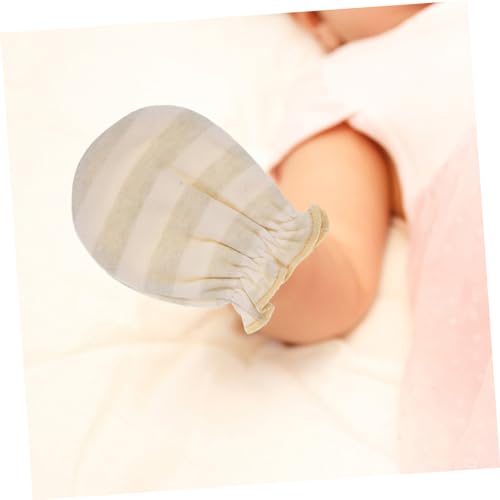 Baby Mittens for Newborns 4-Pack Cotton No-Scratch Mitts for Infants Breathable Unisex Baby Gloves for Sleeping and Preventing Scratches3