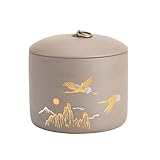 KOHUS Teedose Steinzeug Teedosen Tee Versiegelte Dosen Schwarzer Tee Grüner Tee Vorratsdosen Süßigkeiten Snacks Vorratsdosen Teedose