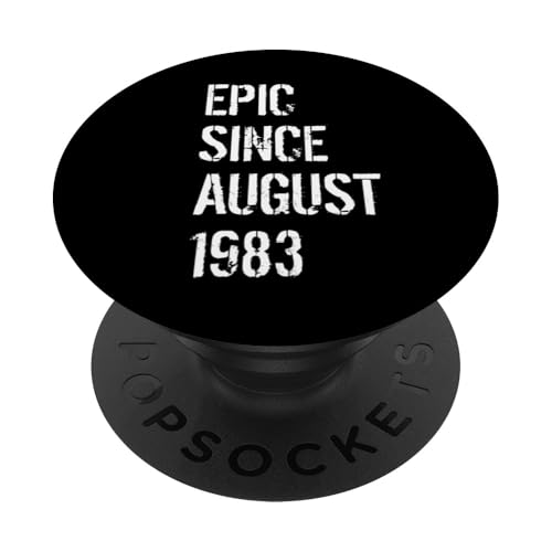 41 Cumpleaños Hombres Mujeres Nacidos En Agosto 1983 PopSockets PopGrip Intercambiable