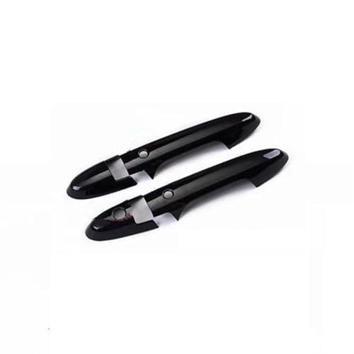 Manija de puerta delantera con moldura de alta calidad en ABS cromado Black C para Vezel